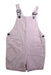 A Pink Overall Shorts from The Little White Company in size 4T for neutral. (Front View)