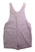 A Pink Overall Shorts from The Little White Company in size 4T for neutral. (Back View)