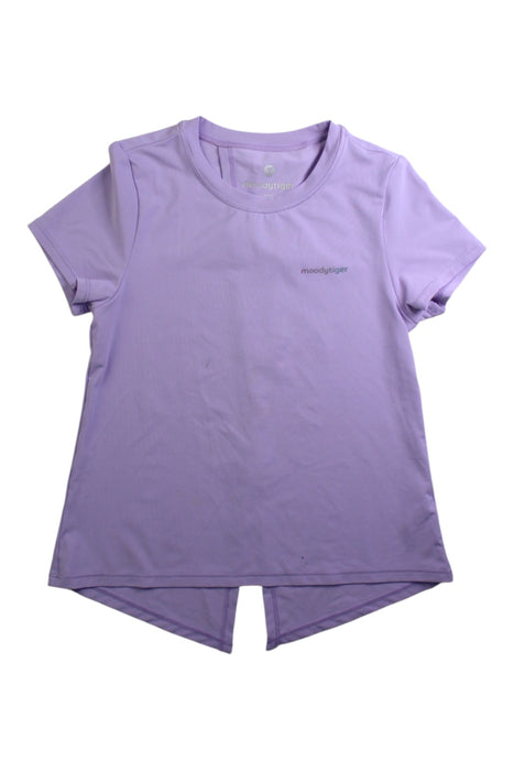 A Purple Active Tops from Moody Tiger in size 6T for girl. (Front View)