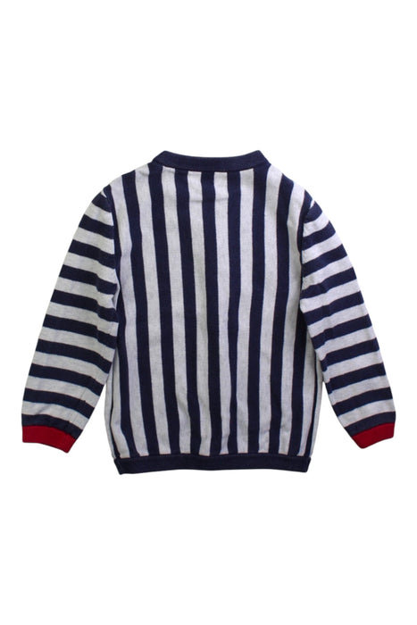 A Navy Cardigans from The Little White Company in size 18-24M for boy. (Back View)