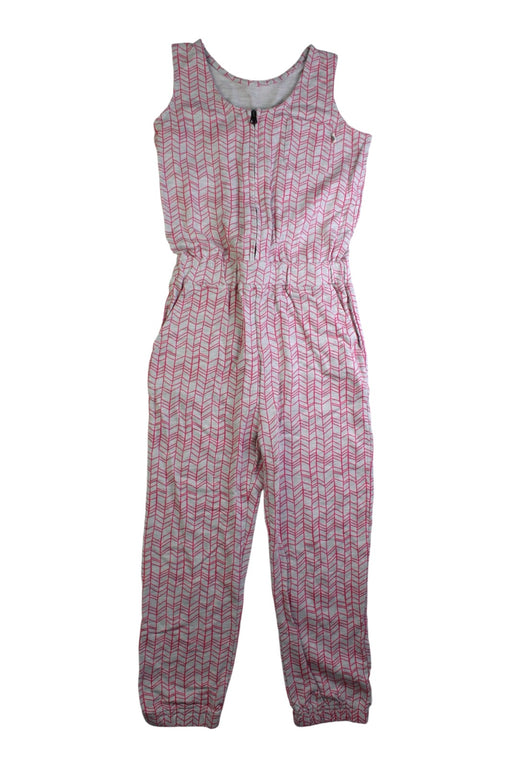 A Pink Sleeveless Jumpsuits from The Bonnie Mob in size 6T for girl. (Front View)