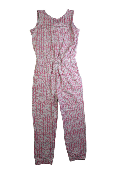 A Pink Sleeveless Jumpsuits from The Bonnie Mob in size 6T for girl. (Back View)