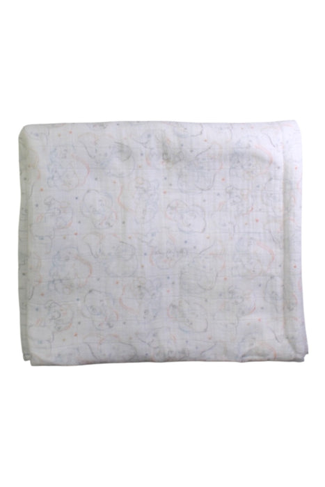 A White Swaddles from Aden & Anais in size 0-3M for neutral. (Front View)
