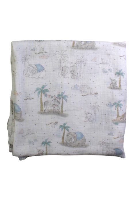 A White Swaddles from Aden & Anais in size 0-3M for neutral. (Front View)