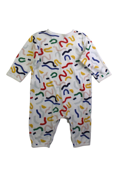 A Multicolour Long Sleeve Rompers from Petit Bateau in size 3-6M for neutral. (Back View)