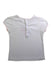 A White Short Sleeve Tops from Jacadi in size 3T for girl. (Back View)