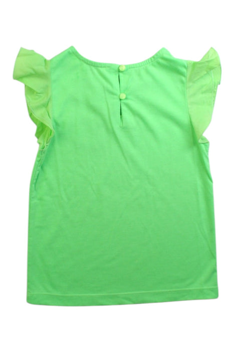 A Green Short Sleeve Tops from Jacadi in size 3T for girl. (Back View)