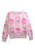 A Pink Crewneck Sweatshirts from Guess in size 2T for girl. (Front View)
