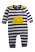 A Navy Long Sleeve Rompers from Petit Bateau in size 2T for boy. (Front View)