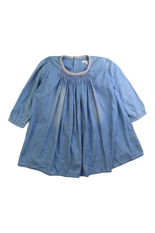 A Blue Long Sleeve Dresses from Chloe in size 2T for girl. (Front View)