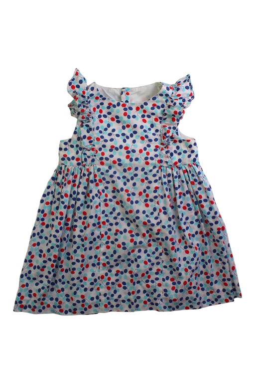A Multicolour Sleeveless Dresses from Jacadi in size 12-18M for girl. (Front View)