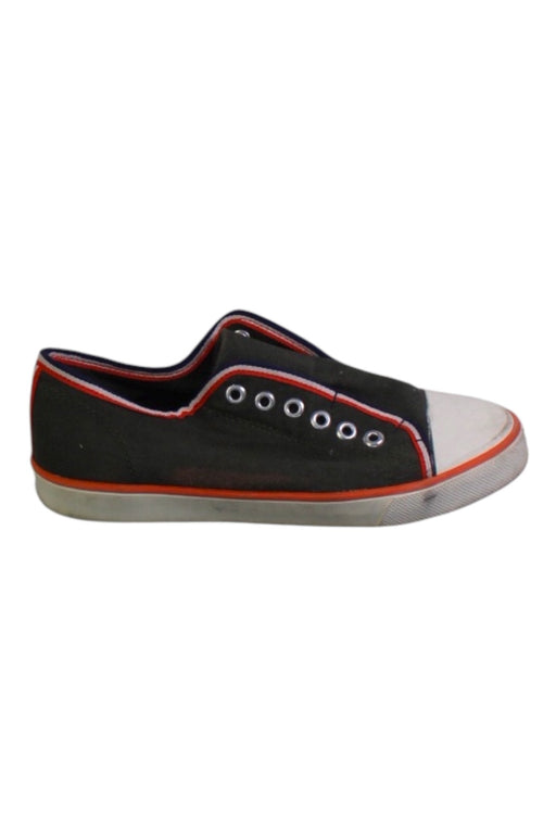 A Black Slip Ons from Boden in size 9Y for boy. (Front View)