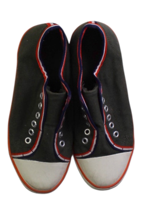 A Black Slip Ons from Boden in size 9Y for boy. (Back View)