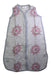A Blue Sleepsacs from Aden & Anais in size 0-3M for girl. (Front View)