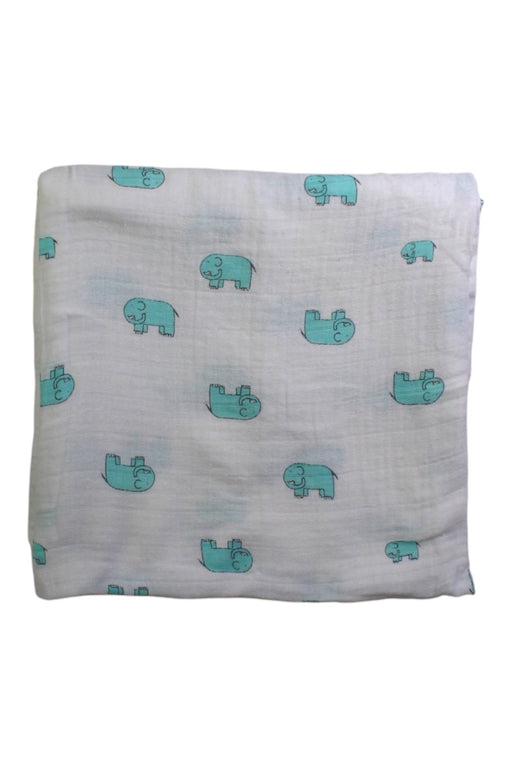 A White Swaddles from Aden & Anais in size 0-3M for neutral. (Front View)