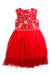 A Red Sleeveless Dresses from Boden in size 7Y for girl. (Front View)