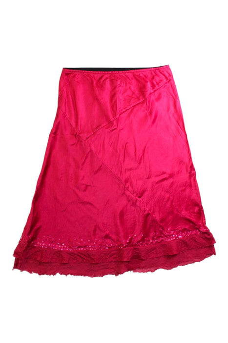 A Red Long Skirts from Jigsaw in size 6T for girl. (Back View)