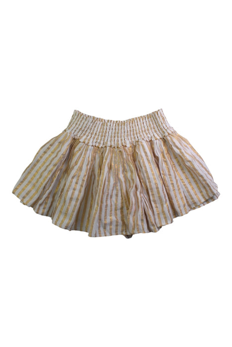 A Gold Skorts from Velveteen in size 6T for girl. (Front View)