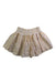 A Gold Skorts from Velveteen in size 6T for girl. (Front View)