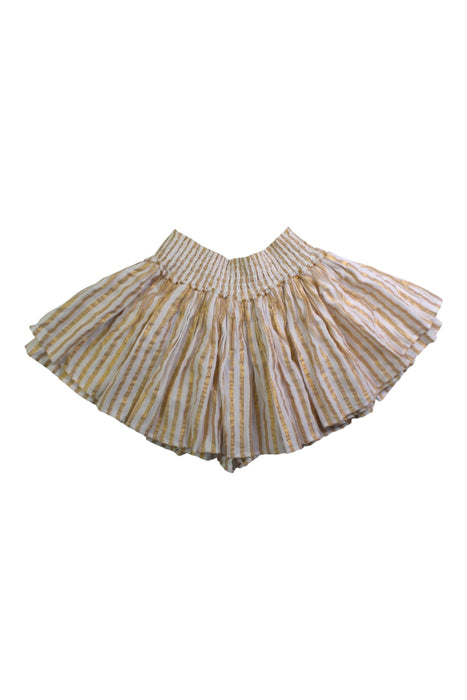 A Gold Skorts from Velveteen in size 6T for girl. (Back View)