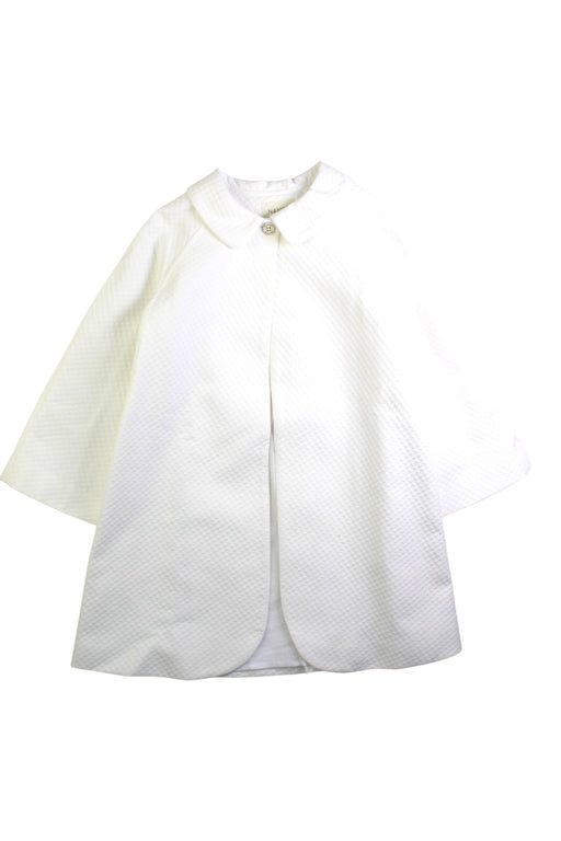 A White Capes & Ponchos from Nanos in size 8Y for girl. (Front View)