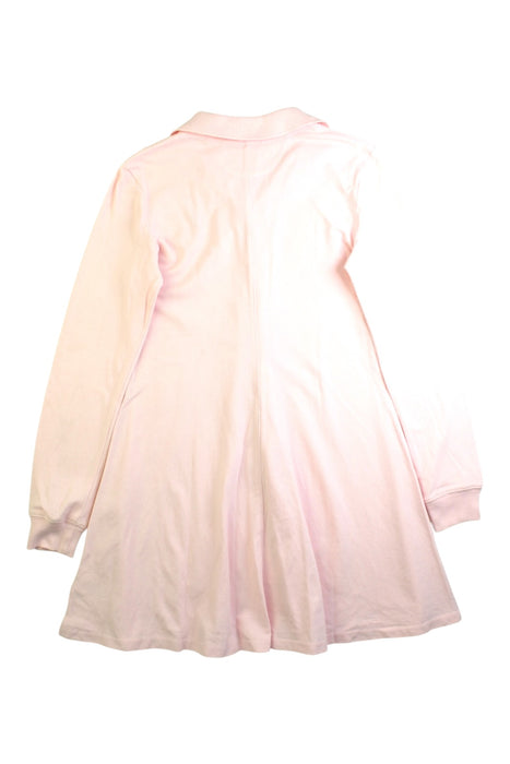 A Pink Long Sleeve Dresses from Polo Ralph Lauren in size 8Y for girl. (Back View)
