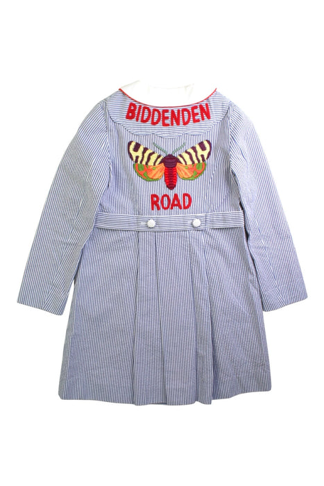 A Blue Long Sleeve Dresses from Gucci in size 6T for girl. (Back View)