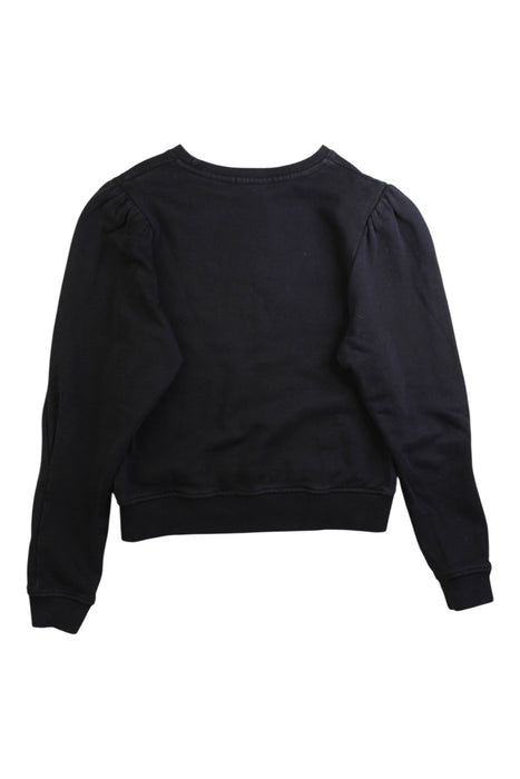A Black Crewneck Sweatshirts from MSGM in size 14Y for girl. (Back View)