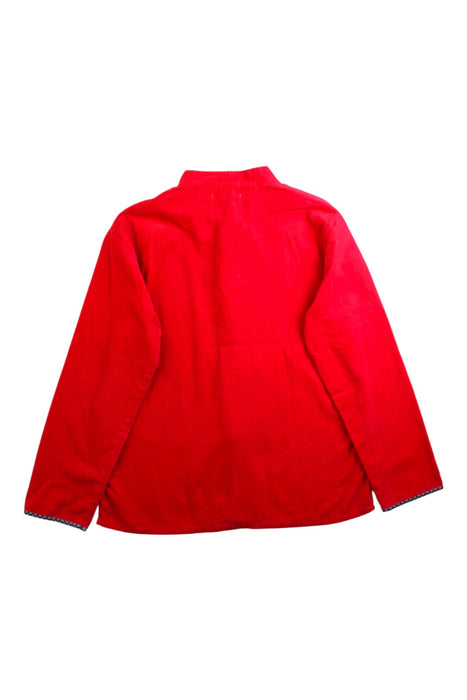 A Red Blazers from Tang'Roulou in size 10Y for neutral. (Back View)