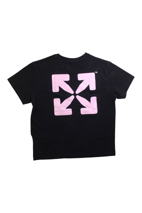 A Black Short Sleeve T Shirts from Off-White in size 6T for girl. (Back View)