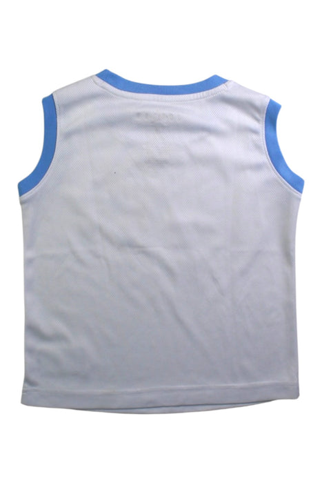 A White Sleeveless Shirts from Air Jordan in size 3T for boy. (Back View)