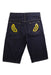 A Navy Shorts from BAPE KIDS in size 7Y for neutral. (Back View)