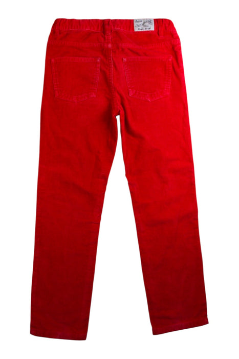 A Red Casual Pants from Petit Bateau in size 8Y for boy. (Back View)