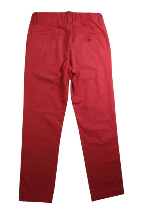 A Red Casual Pants from Crewcuts in size 7Y for boy. (Back View)