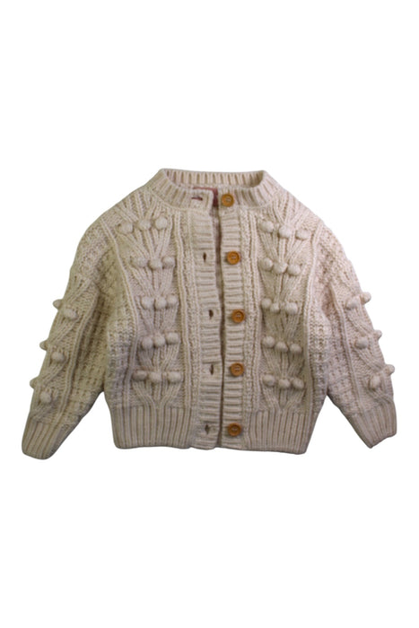 A Beige Cardigans from Sisland in size 3T for girl. (Front View)