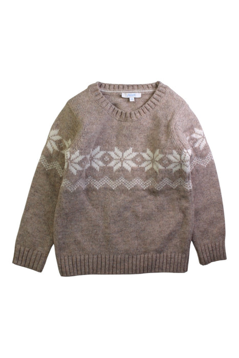 A Beige Knit Sweaters from Jacadi in size 4T for neutral. (Front View)