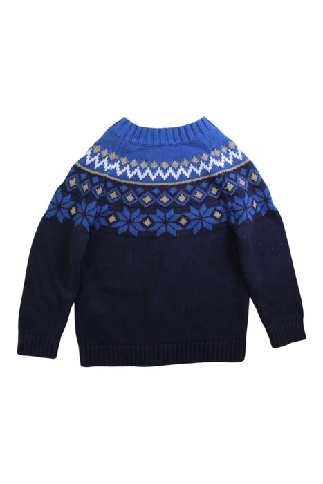 A Blue Knit Sweaters from Petit Bateau in size 4T for neutral. (Back View)