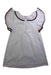 A White Sleeveless Dresses from Janie & Jack in size 4T for girl. (Back View)