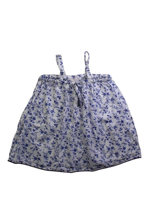 A Blue Sleeveless Tops from Excuse My French in size 6T for girl. (Front View)