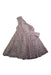 A Pink Sleeveless Dresses from Nellystella in size 6T for girl. (Back View)