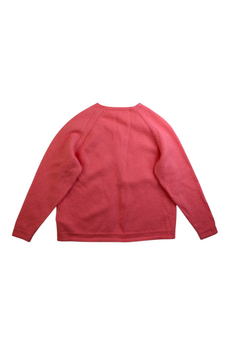 A Pink Cardigans from Bonpoint in size 3T for girl. (Back View)