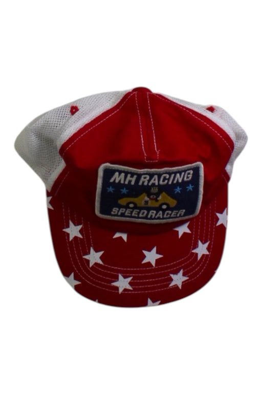 A Red Caps from Miki House in size 6T for boy. (Front View)