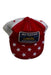 A Red Caps from Miki House in size 6T for boy. (Front View)