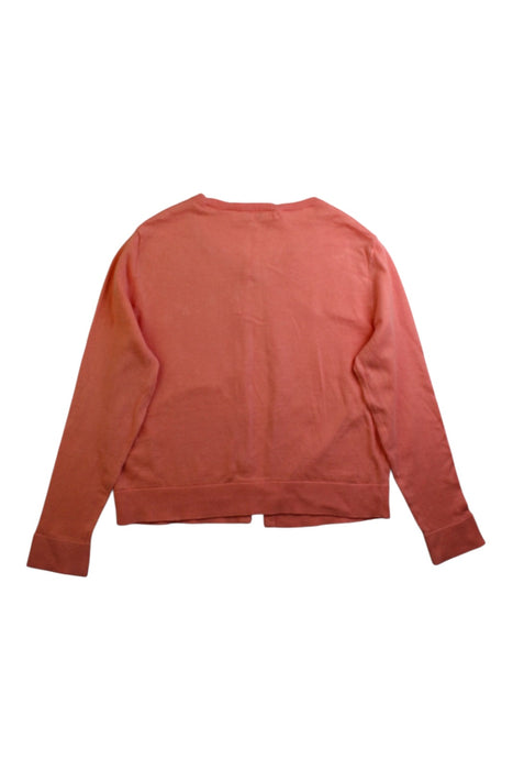A Peach Cardigans from Bonpoint in size 6T for girl. (Back View)