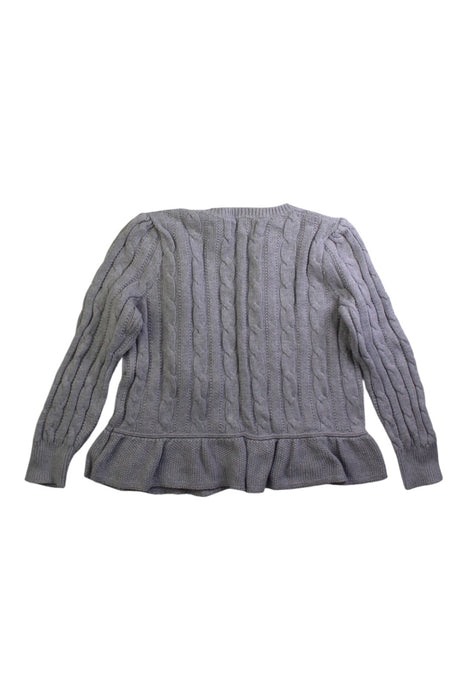 A Grey Cardigans from Polo Ralph Lauren in size 4T for girl. (Back View)