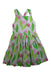 A Green Sleeveless Dresses from Jacadi in size 6T for girl. (Front View)