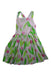 A Green Sleeveless Dresses from Jacadi in size 6T for girl. (Back View)