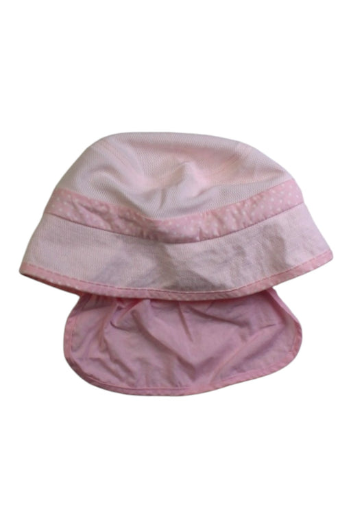 A Pink Sun Hats from Miki House in size 3T for girl. (Front View)