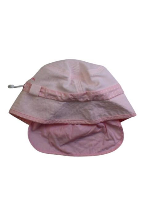 A Pink Sun Hats from Miki House in size 3T for girl. (Back View)