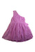 A Pink Sleeveless Dresses from Nellystella in size 6T for girl. (Front View)